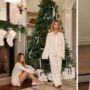 Djerf Avenue x Sofia Richie Grainge- Go Slow Shirt Holiday Bow